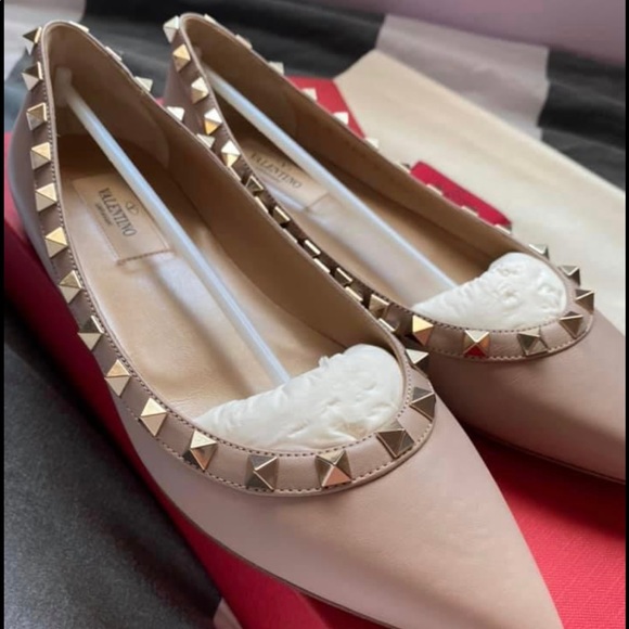 Valentino Rockstud Ballet Flats - Picture 3 of 4